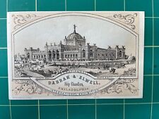 Centennial Exposition trade card - Memorial Hall - ad for Ship Chandlers picture
