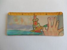 Rare 1990s Squeezit Lenticular Ruler Smarty Arty Orange Vintage Advertisting picture