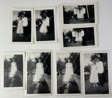 Vintage 1950s Prom Teenage Women Men Photos Picture Santa Rosa CA Black & White picture
