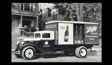 Vintage Schlitz Beer Truck PHOTO Bar Sign Ad Brewery circa 1930 Milwaukee Wisc picture