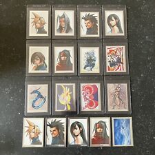 PREOWNED 2000 FINAL FANTASY ART MUSEUM 1st Edition SP Trading Card 17 cards picture