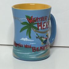 Jimmy Buffett's Margaritaville Island Scene Coffee Mug w/Parrot & Volcano picture