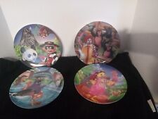 vintage 1996 McDonalds Day At The Zoo Plates Set Of Four picture