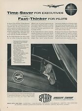 1953 Sperry Gyroscope Ad Gannett Newspapers Company Airplane Business Executive picture