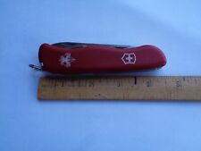 Official  Boy Scout Victorinox Nomad  Red Rostfrei Lockback Swiss Army knife picture