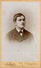 #27773 GMUNDEN Austria 1894s. Man. CDV photo on cardboard JAGER picture