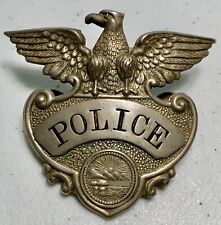 Vintage Obsolete Ohio Police Officer Police Badge Hat Badge picture