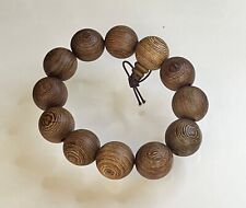 Genuine Chinese Hainan Chenxiang agarwood beads bracelet 海南沉香 Each bead 20 mm picture