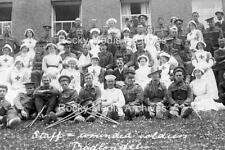 Yqw-93 WWI, Nurses, V A D Hospital, Bodlondeb, Bangor, Wales. Photo picture