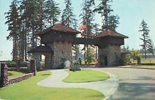 Monumental Main Gate - Fort Lewis Washington WA - PM 1965 Postcard picture