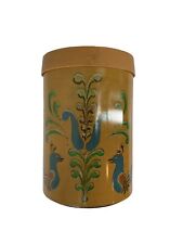 Vintage 50’s Mid Century Lincoln Beautyware Metal Canister picture