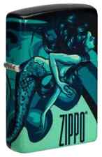 Zippo 48605,  Mermaid 2 Sided Design 540 Color Process Lighter picture