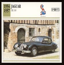 1954 - 1957  Jaguar  XK 140  Classic Cars Card picture