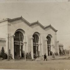 Vintage RPPC Real Photograph Postcard Beautiful Building Unidentified picture