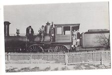 CAP-STACK LOCOMOTIVE No 1 Train Engine STRASBURG PA RAIL ROAD 1885 B&W Postcard picture