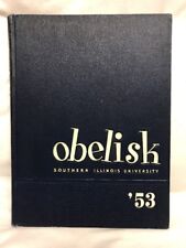 1953 SOUTHERN ILLINOIS UNIVERSITY, CARBONDALE, ILLINOIS YEARBOOK - OBELISK SIU picture