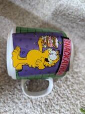 VTG Garfield SNACKATHON Coffee Mug Cup Enesco Sandwich Cat by Jim Davis 1986 picture