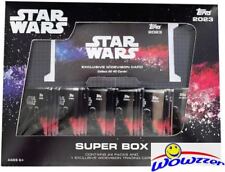 2023 Topps Star Wars FLAGSHIP HUGE Sealed HOBBY SUPER Box-EXCLUSIVE WIDEVISION picture
