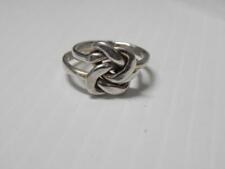 VINTAGE MEXICAN SOUTHWESTERN ARTICULATED STACKING STERLING SILVER  RING sz:6.5 picture