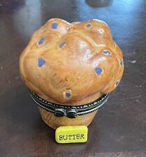 Vintage PHB Blueberry Muffin Hinged Trinket Box *RARE* picture