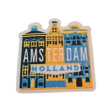 Amsterdam Netherlands Holland Embroidered Patch Iron On Sew On Transfer picture