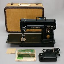 Vintage 1951 Singer Model 301A Black Slant Needle Sewing Machine Case - Working picture