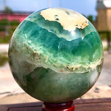 1.41LB Natural Rainbow Fluorite sphere Crystal stone specimens picture