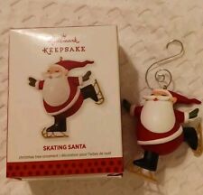 2013 Hallmark Christmas Ornament Keepsake Limited Edition Skating Santa In Box picture