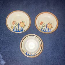 Vintage Japanese Luster ware 4 Pieces Porcelain Child’s Tea Set Lot picture