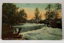 Oregon Myrtle Creek Dam 1913 Sleepy Eye to Morgan Postcard G13 picture