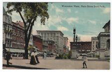 Worcester, Massachusetts, Vintage Postcard View of Main Street From Park picture