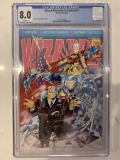 Wizard Magazine #12 CGC 8.0 (1992)  Jim Lee cover.  White pages picture