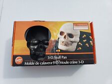 Wilton Dimensions Halloween 3-D Skull Pan ~ NEW in Box picture