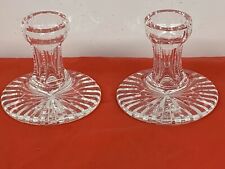WATERFORD CRYSTAL,  ELEGANT,  CANDLE HOLDERS   (2) picture
