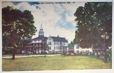 Texarkana, Arkansas~Panorama Cotton Belt Hospital~Rare Cabinet Sample Postcard picture