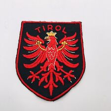 TIROL TYROL INNSBRUCK GERMANY EAGLE PATCH SEW ON SHIELD 2.5” GREAT QUALITY picture