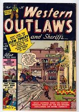 WESTERN OUTLAWS AND SHERIFFS #64 6.0 MARVEL/ATLAS 1950 OFF-WHITE PAGES picture