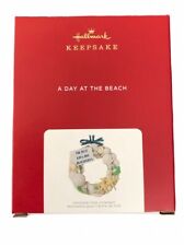 Hallmark 2018 A Day At The Beach Sea Shell Wreath Ornament  picture