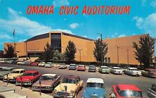 Civic Auditorium Omaha NE Nebraska Concert Music Hall 1960s Vtg Postcard A32 picture