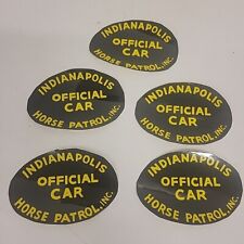5x Vintage Shriners Stickers Indianapolis Horse Patrol Official Car 4.5