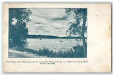 c1910 Fountain Lake Clark St. Skinner Chamberlain Albert Lea Minnesota Postcard picture