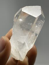 RARE Clear Quartz Natural RECORD KEEPER Wand Point 2.2oz Brazil Reiki Crystal Q1 picture
