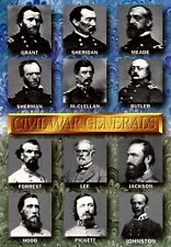 Civil War Generals Postcard picture