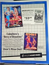 AMBER LYNN, TRACY ADAMS, SHERI ST CLAIR BEAUTIES VTG 1980S - 2000S AD,  picture