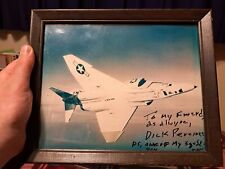 Vintage Unk 1965 USAF Autograph F4 Phantom Jet In Frame Vietnam With UFO Extra picture