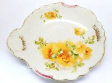 Antique Vintage S.C. Co Limoges Porcelain Yellow Roses 10.5