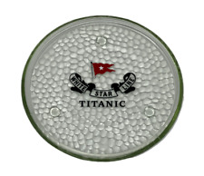 RMS Titanic Dishware Glass Plate Titanic Memorabilia Gifts - 2 Pack picture