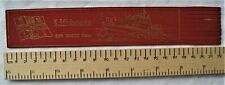 Vintage: red leather bookmark - RNLI Lifeboats 33 ft. Brede Class picture