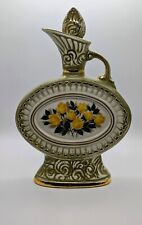  1969 Jim Beam Vintage Decanter Regal China Bottle Yellow Roses with Stopper picture