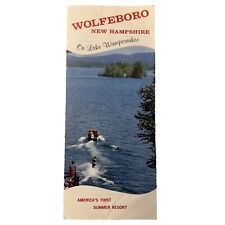 Wolfeboro Lake Winnipesaukee New Hampshire  Brochure Pamphlet 1964 picture